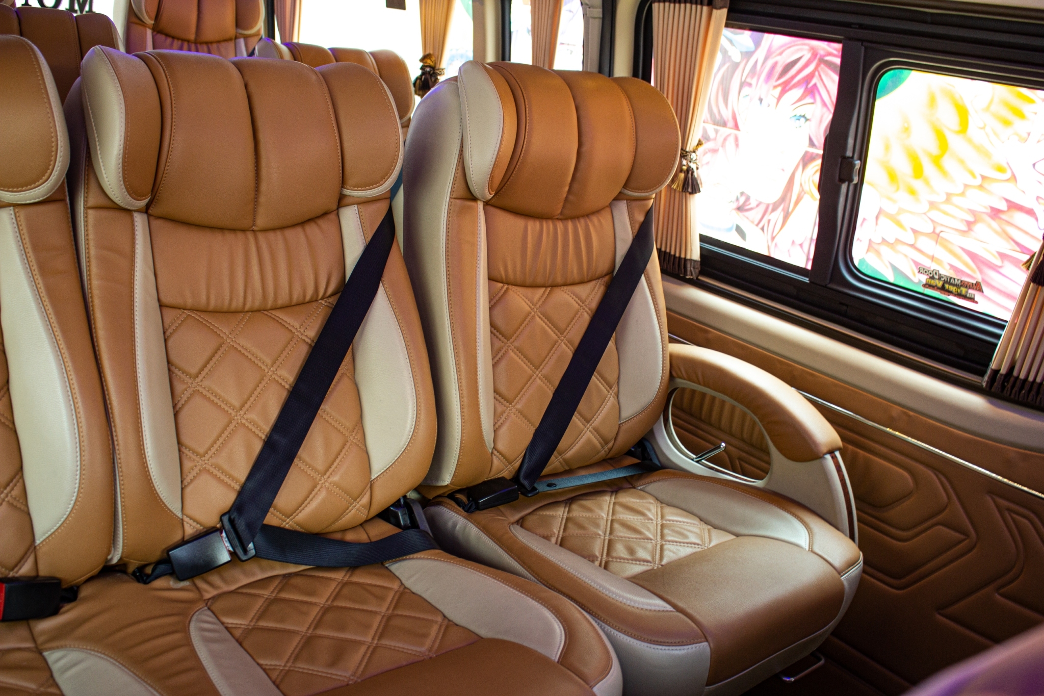 VIP van interior detail
